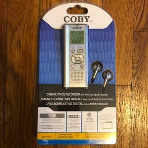 Coby CXR190-1G Digital Voice Recorder integrated